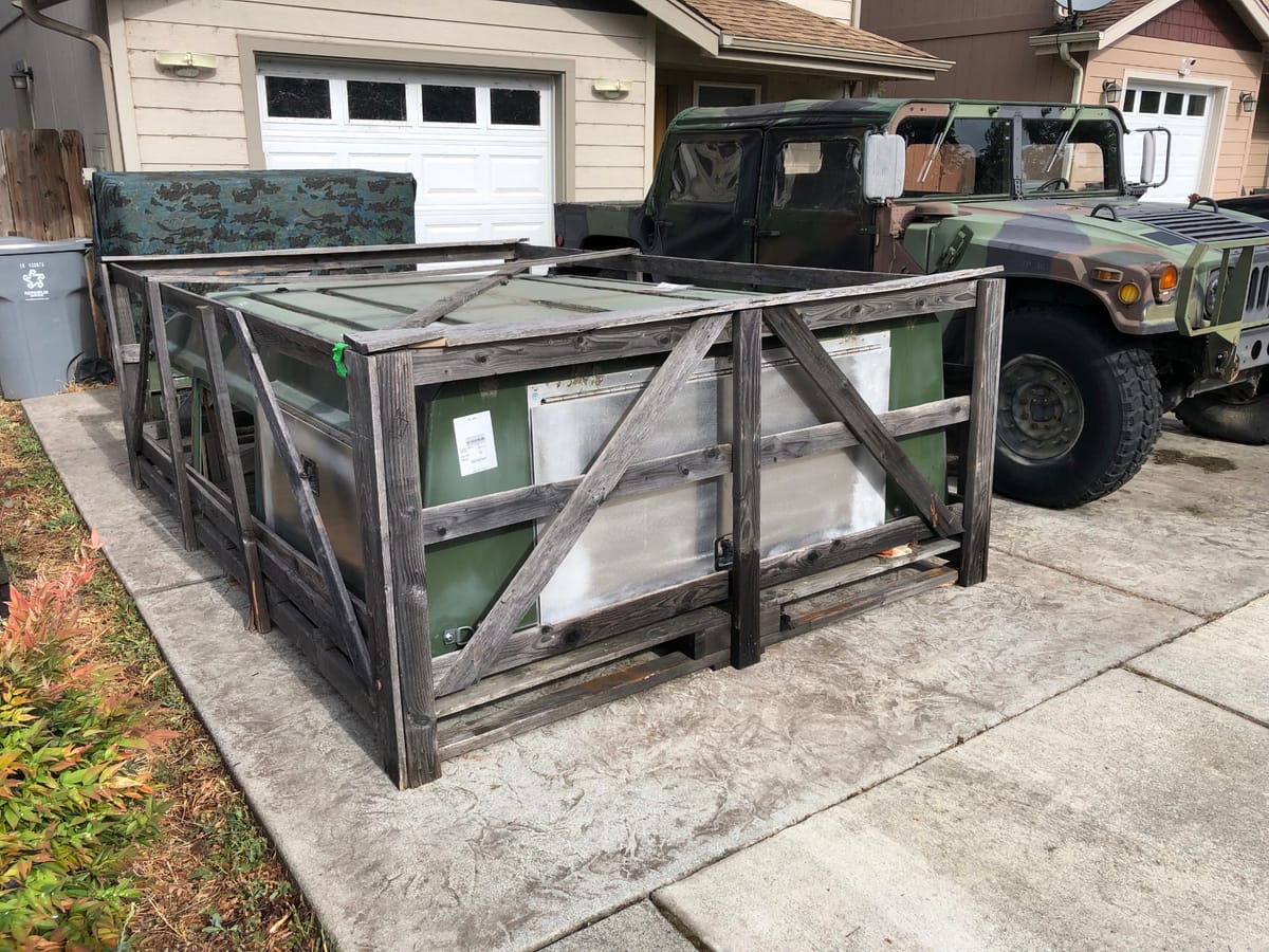Humvee Helmet Top Delivered