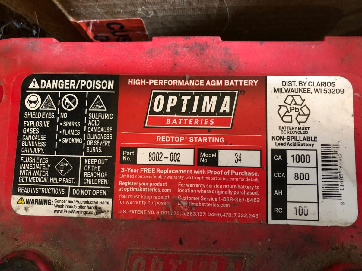 Optima Battery Repair