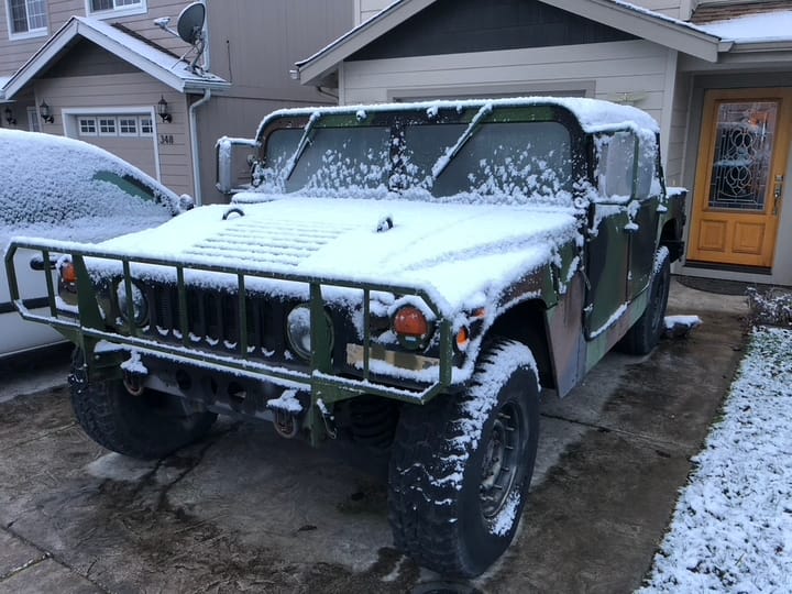 First snow 2026